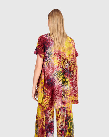 alembika-reverie-trapeze-top-raspberry-gold image 5