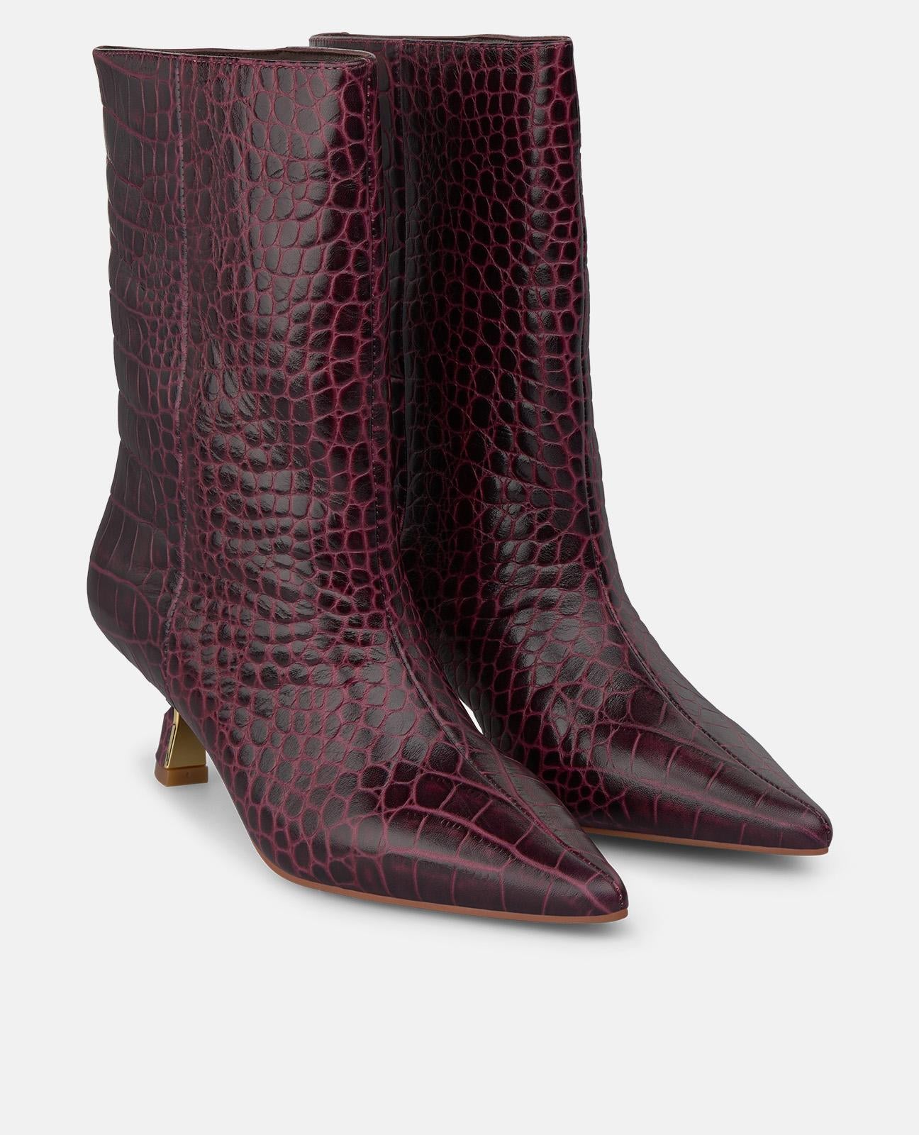 alma-en-pena-animal-print-stiefeletten-bordeaux-5-5-cm image 2