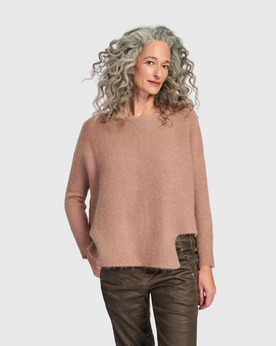 alembika-sculpt-boxy-sweater-almond image 1