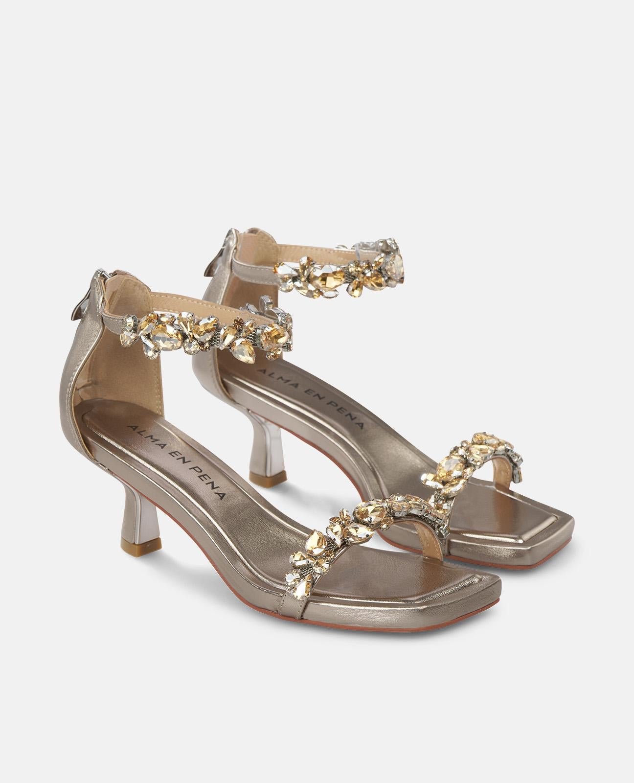 alma-en-pena-sandalette-mit-strass-bronze-5-5-cm image 2