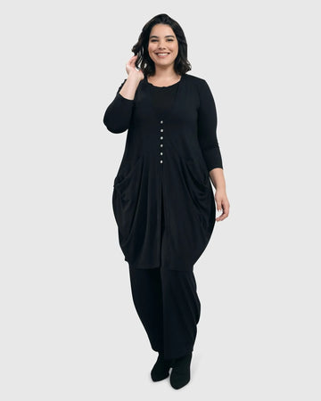 alembika-essential-draped-cocoon-jacke-schwarz image 8