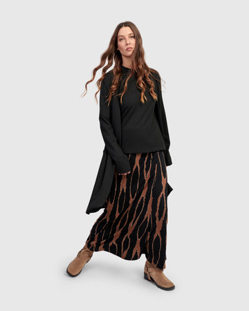 alembika-laurel-bleistift-rock-maxi-wood image 8