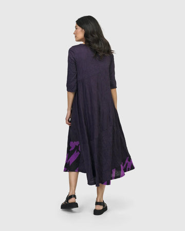 alembika-chrysalis-midi-kleid-violet image 6