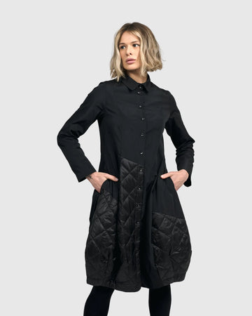 alembika-urban-vesper-shirtkleid-schwarz-cocoon-hemdkleid image 3