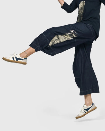 alembika-geneva-punto-pants-damen-hose-denim-baumwolle image 3