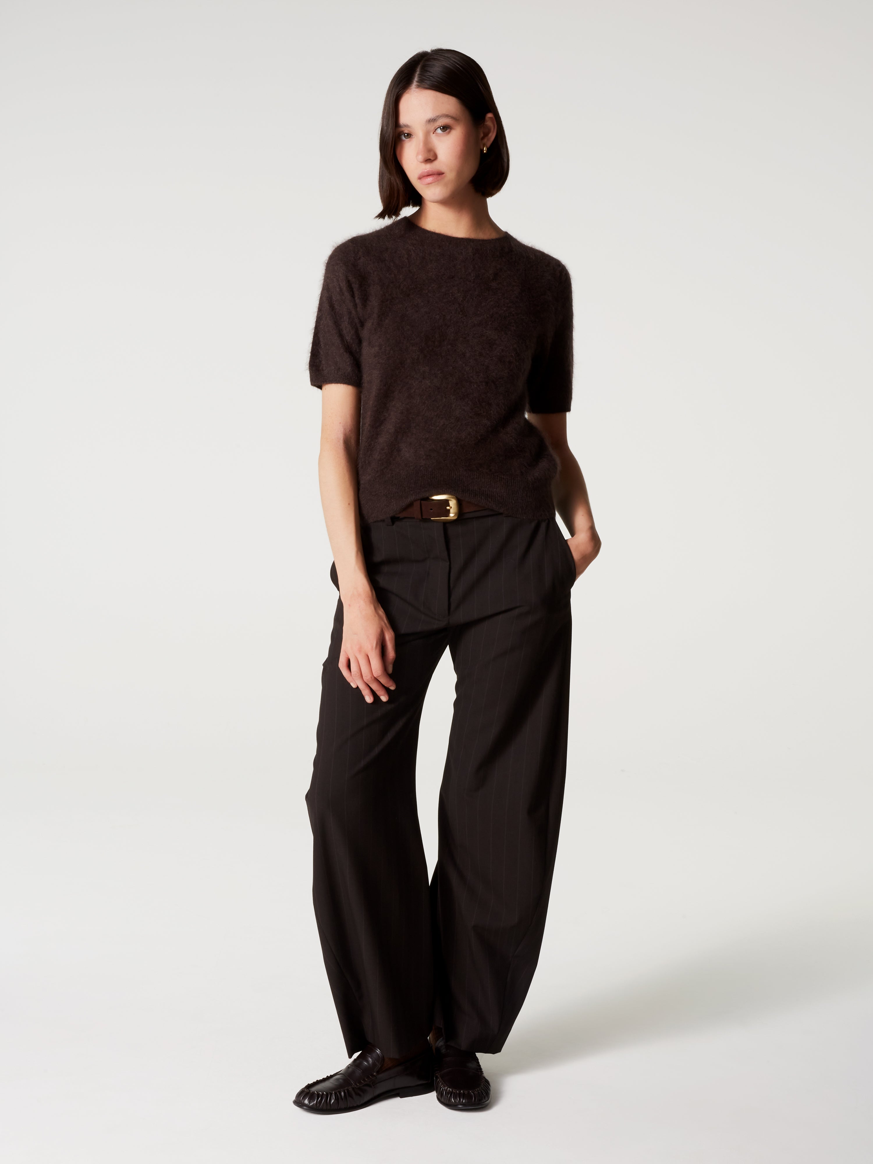 absolut-amaya-kaschmirpullover-damen-rundhals-kurzarm-geb-rstet-braun image 5