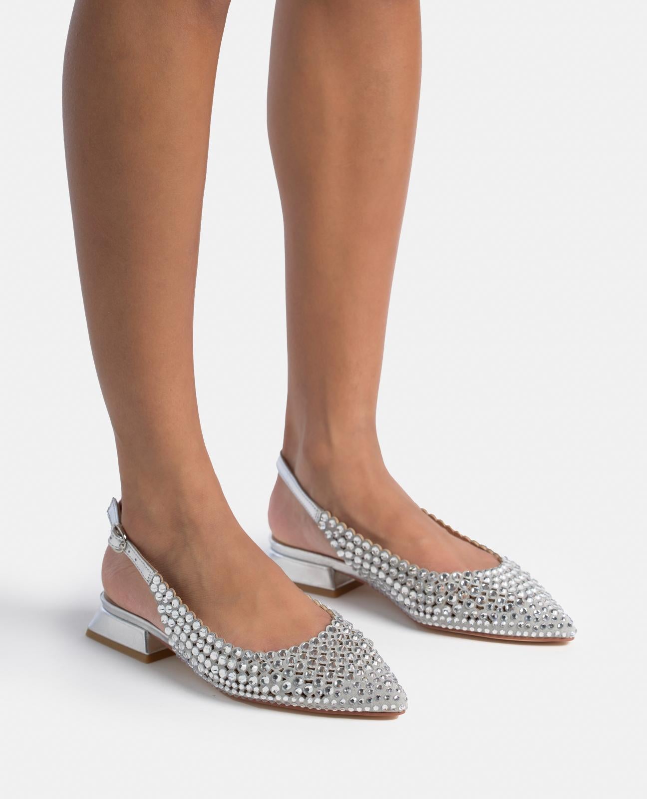 alma-en-pena-flache-spangen-schuhe-silber-strass-2-cm image 4