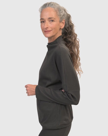alembika-zen-drawstring-sweatshirt-charcoal-blouson-pullover image 3