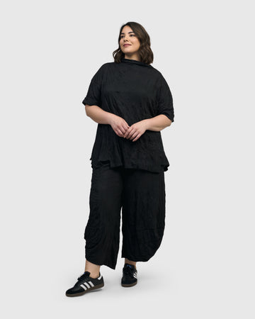 alembika-enigma-crinkle-punto-hose-schwarz image 8