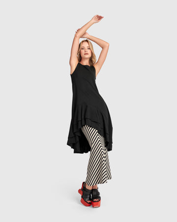 alembika-urban-stretch-bleistiftrock-streifen-mid-calf-jerseyrock image 6