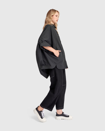 alembika-urban-oversized-circle-shirt-schwarz image 4