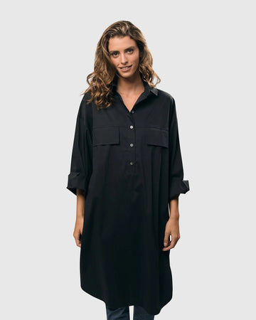 alembika-urban-crisp-tunic-dress-black-tunika-kleid image 5