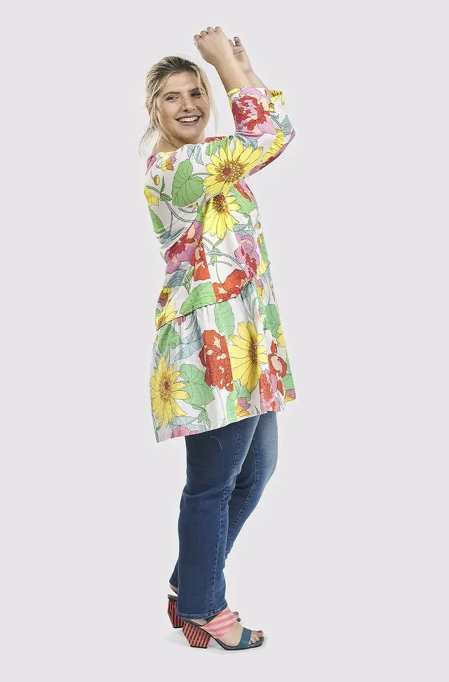 alembika-swing-tunic-top-bloom-blusen-tunika-aus-baumwolle image 1