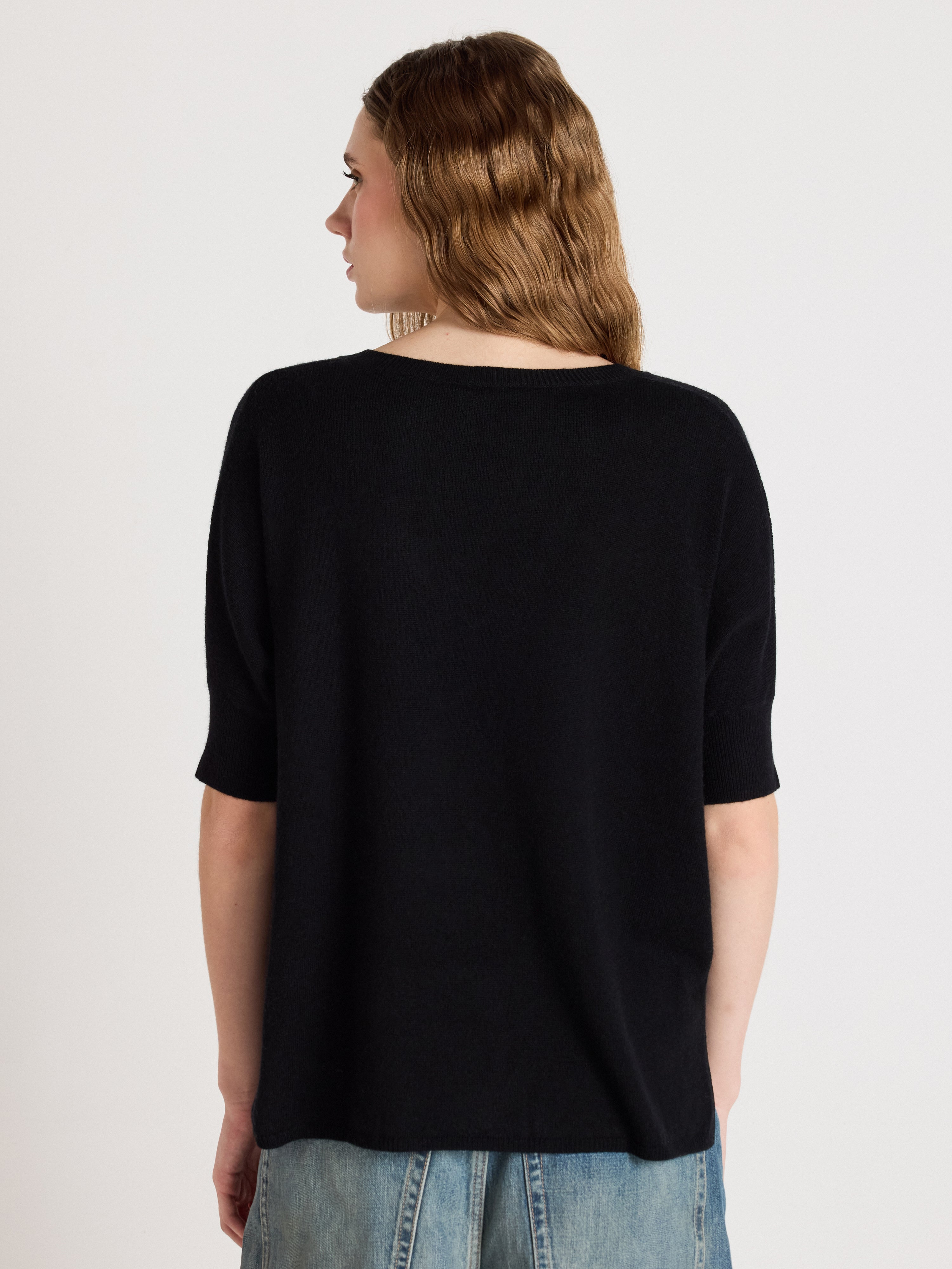absolut-kate-poncho-pullover-mit-v-ausschnitt-aus-kaschmir-schwarz image 5