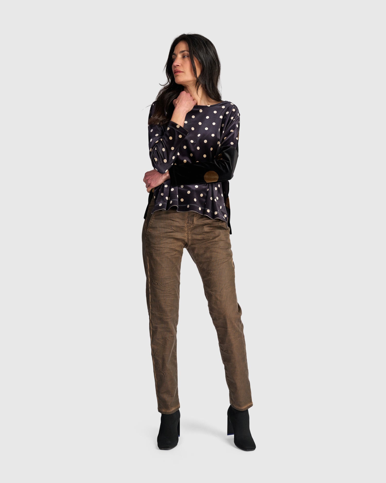 alembika-pinstripe-iconic-stretch-jeans-hickory image 6