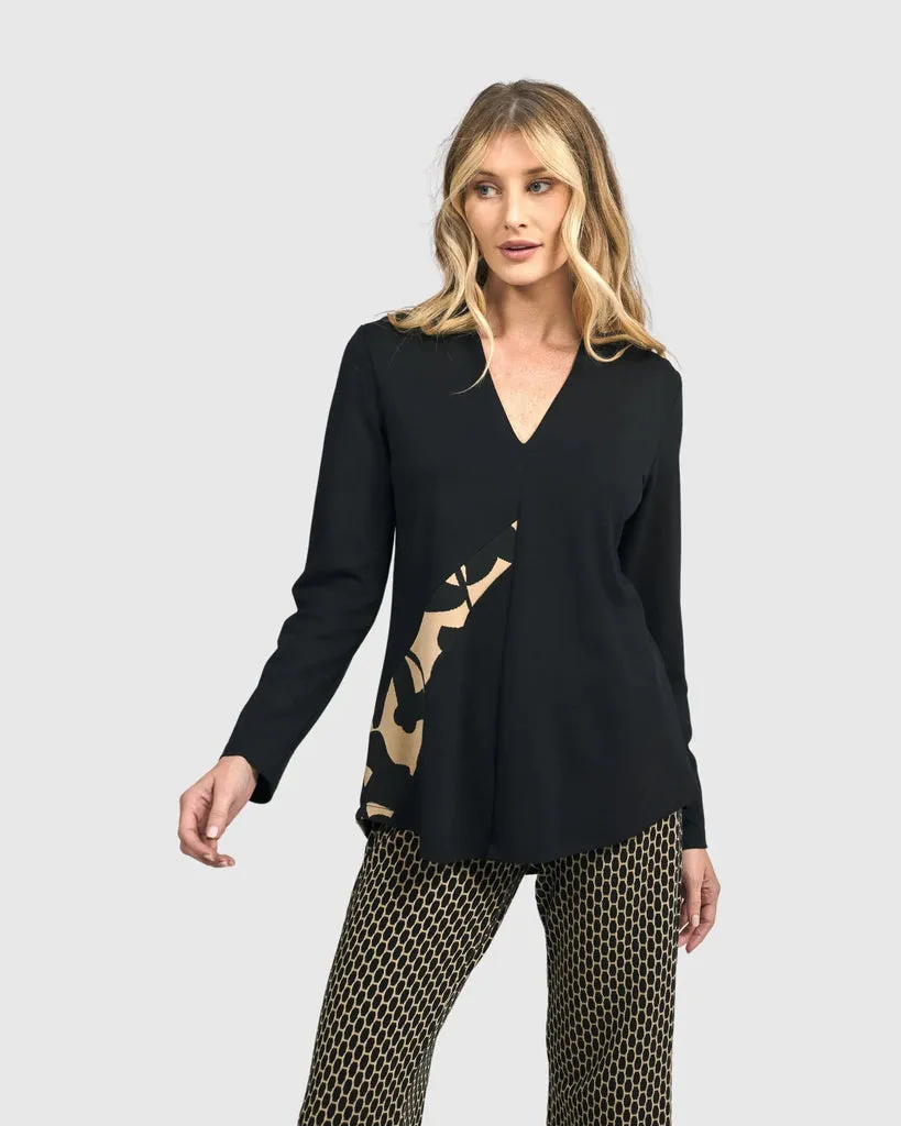 alembika-harley-v-neck-top-blackout image 1