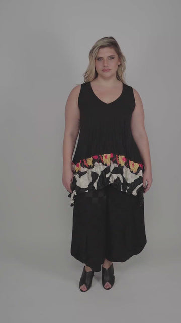 alembika-luxe-satin-punto-pants-check-stoffhose image 4