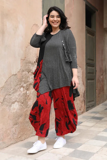 alembika-kia-crinkle-tunika-top-red image 4