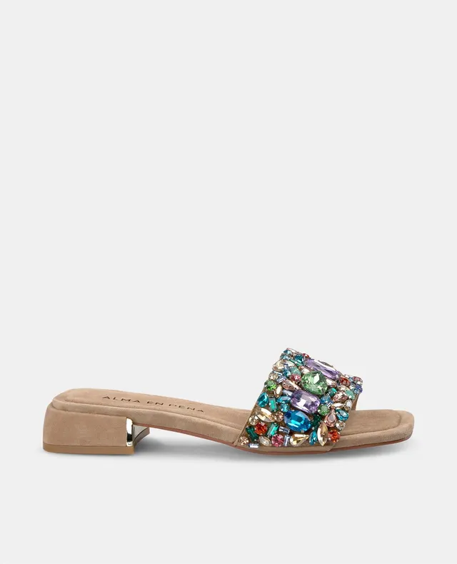 alma-en-pena-sandal-with-beads-flache-sandale-arena-3-5-cm image 1