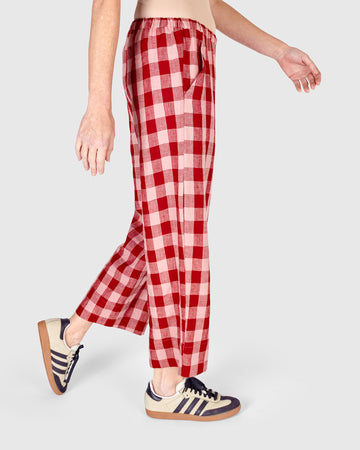 alembika-brunch-trousers-check-karo-leinenhose image 5