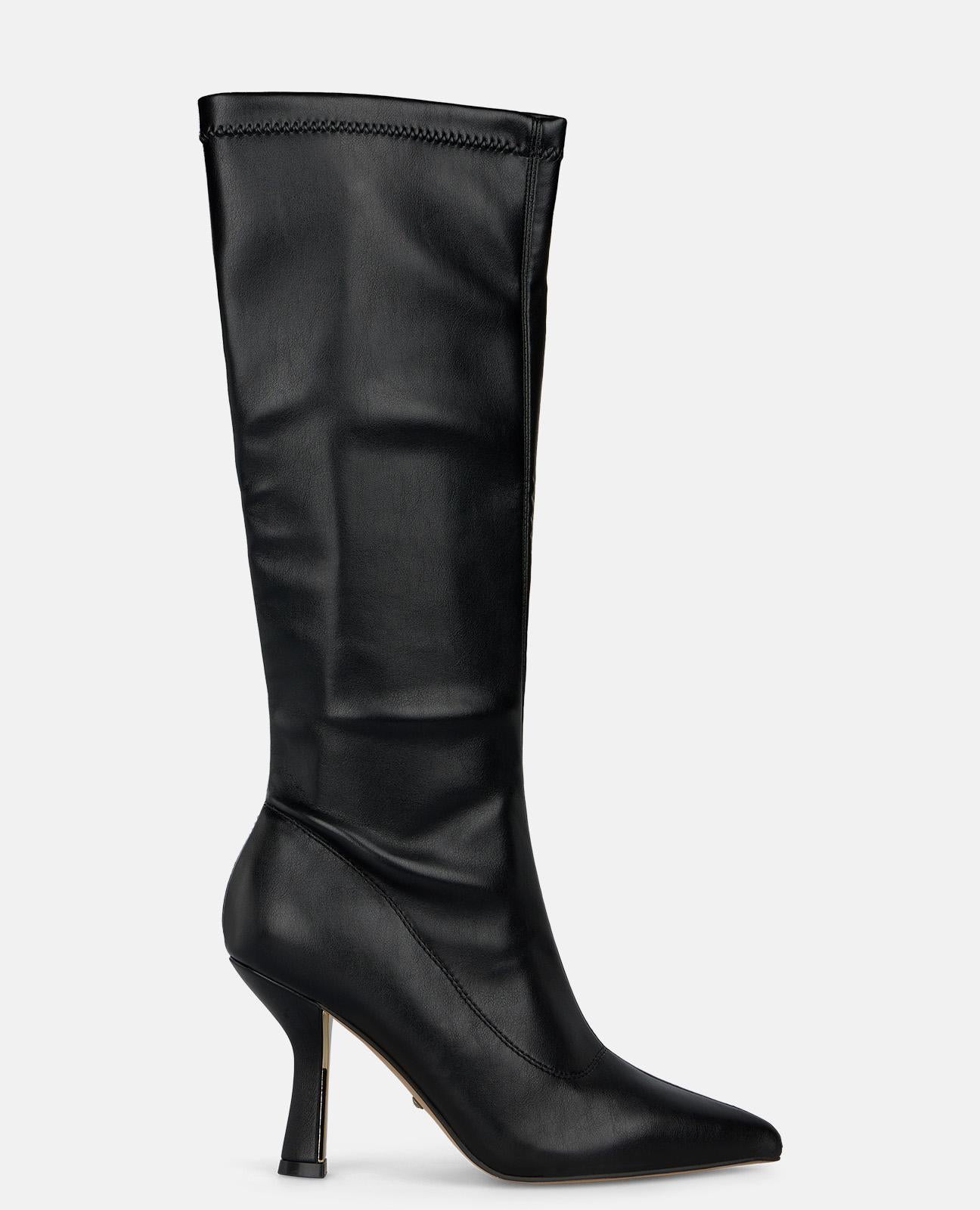 alma-en-pena-stiefel-in-leder-optik-mit-rei-verschluss-schwarz image 1