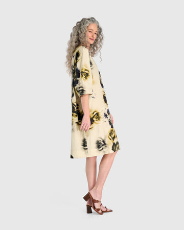 alembika-cascalone-baumwollkleid-beige-floral image 4