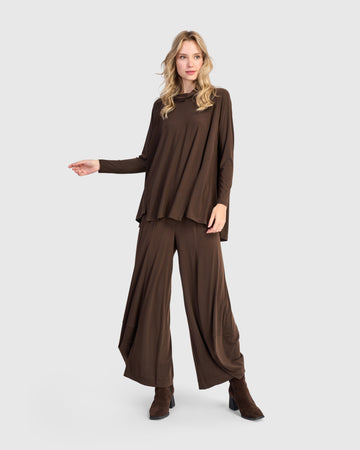 alembika-essential-slinky-swing-turtleneck-tunika-sepia image 3