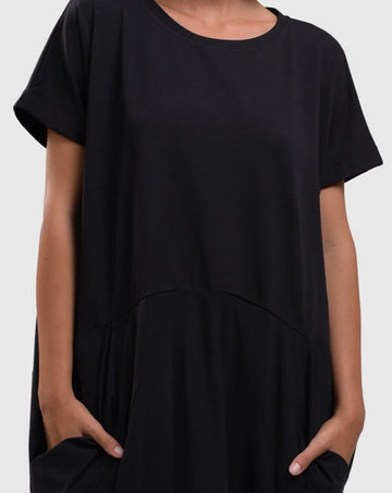 alembika-tekbika-cocoon-kleid-td907b-schwarz image 4