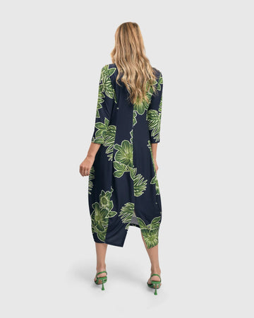 alembika-island-cocoon-dress-royal-green-damen-jersey-kleid image 5