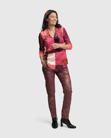 alembika-iconic-stretch-jeans-desires-magenta-stretch-jeans image 2