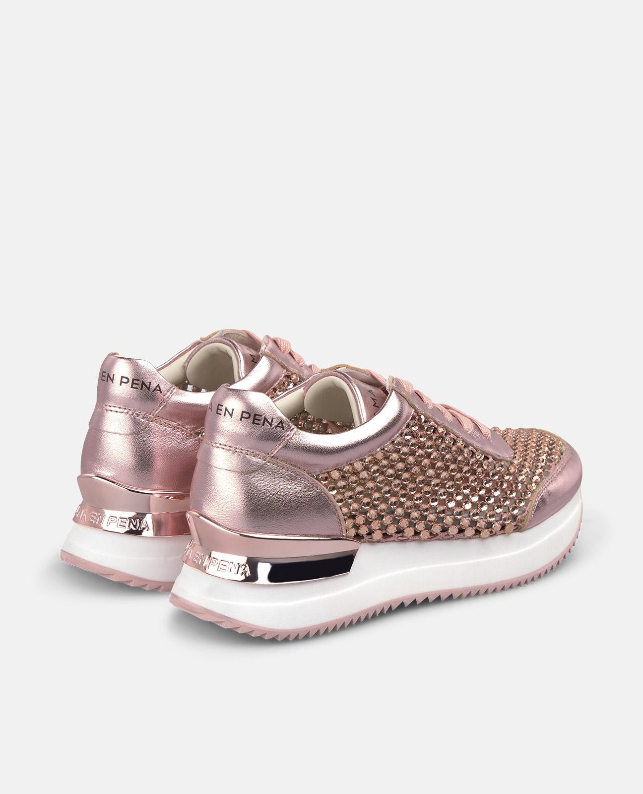 alma-en-pena-sports-platform-sneaker-metallic-rosa-4-5-cm-plateau image 3