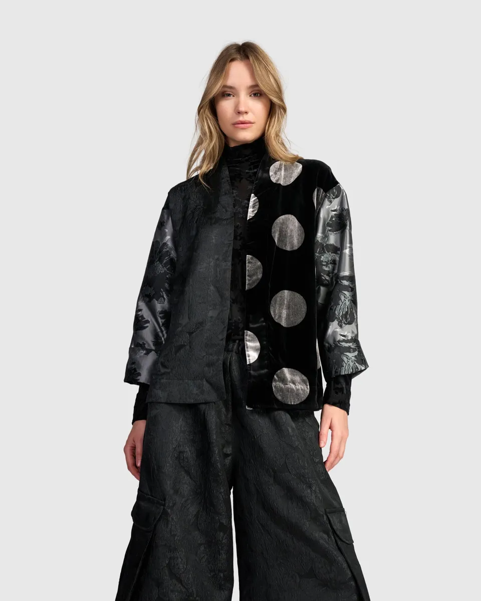 alembika-celeste-jacke-silver-mix-metallic image 1