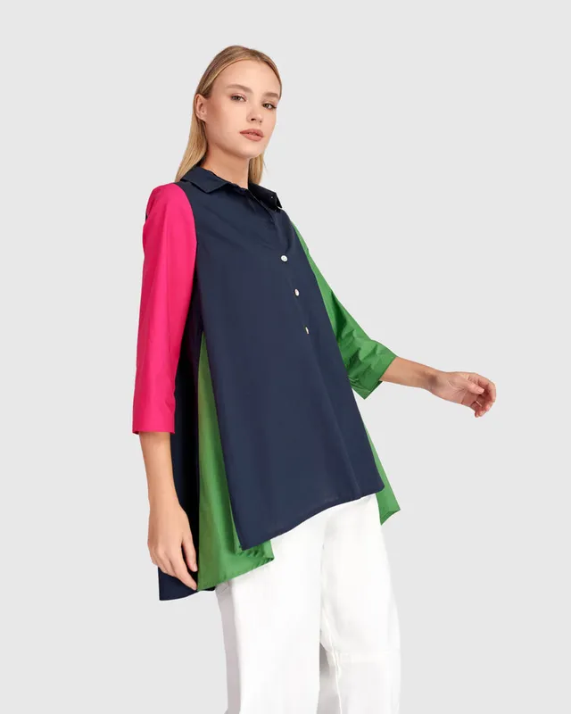 alembika-zesty-st824m-a-linien-tunika-shirt-navy-multi image 1