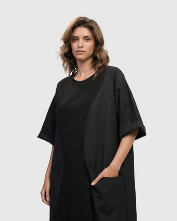 alembika-urban-gramercy-oversized-kleid-schwarz image 4