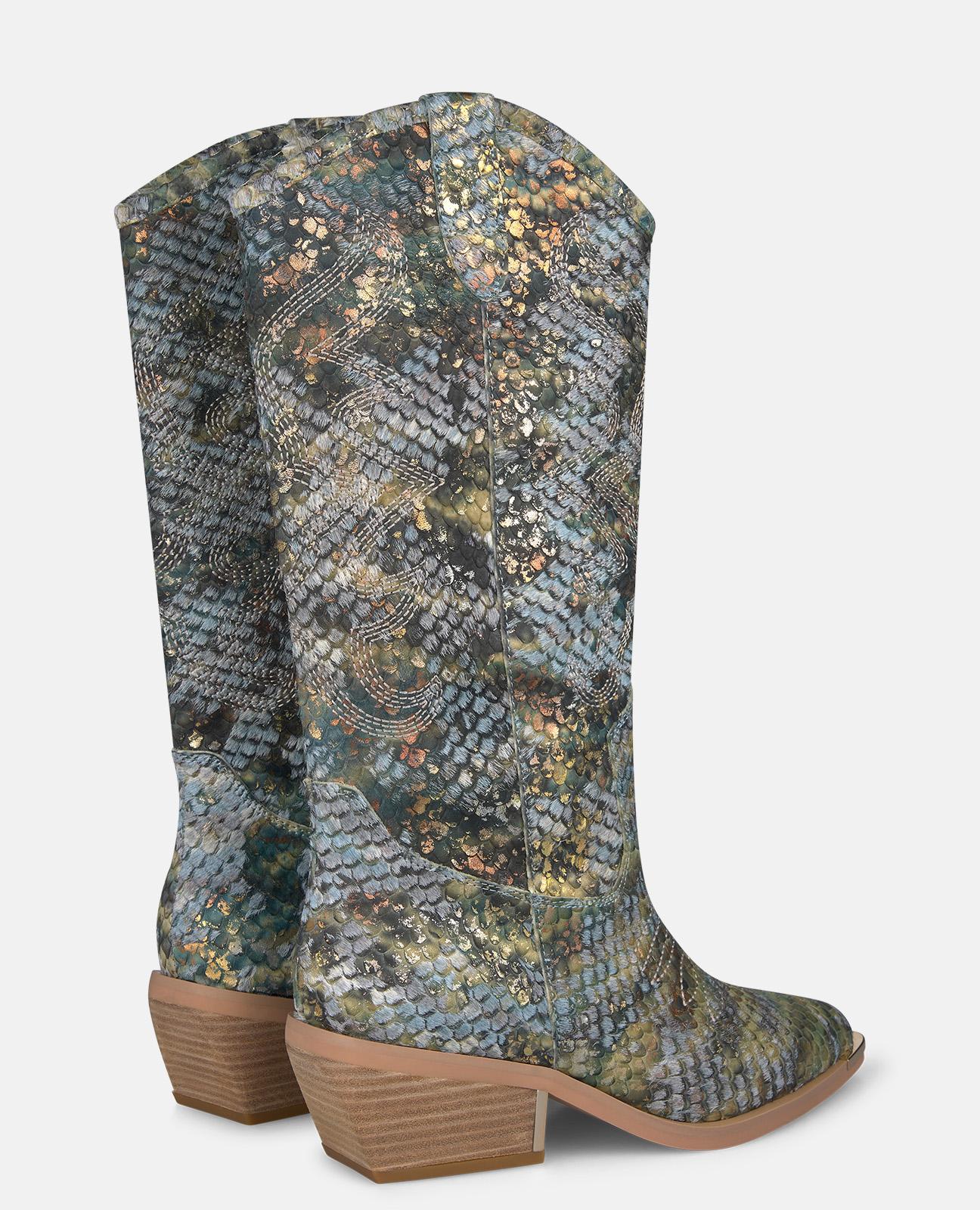 alma-en-pena-special-cowboy-boot-stiefel-blau-5-cm image 3