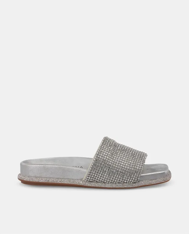alma-en-pena-flache-sandale-strass-2-cm-silber image 1