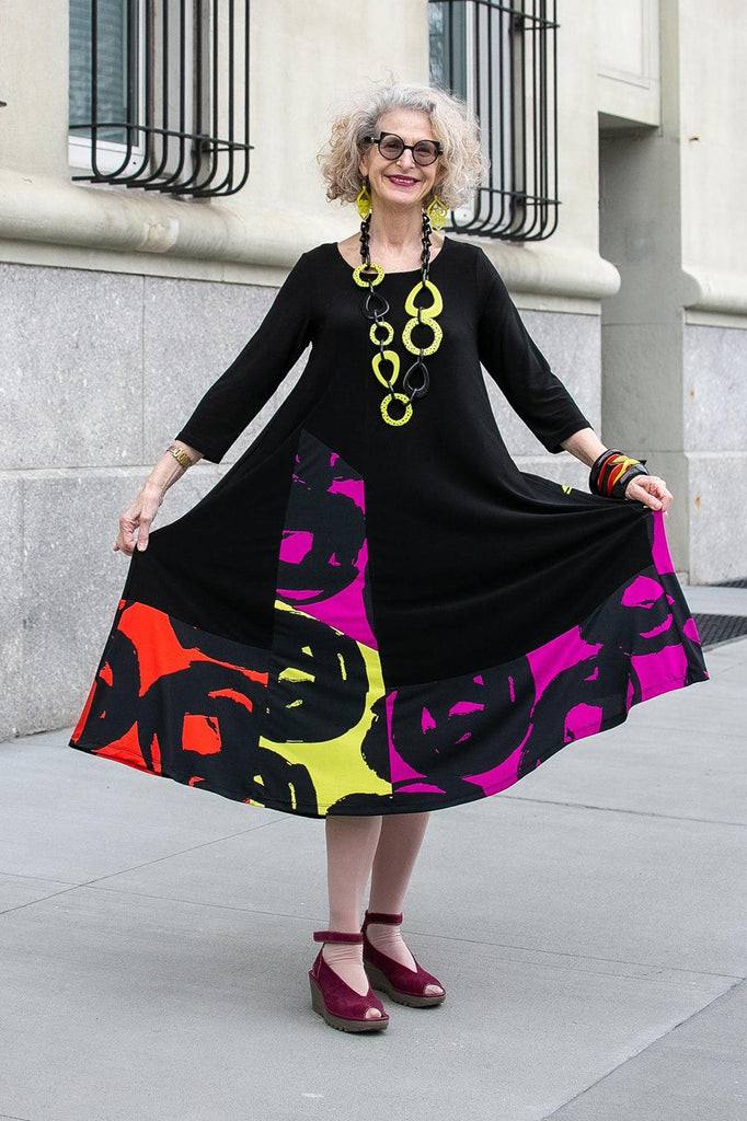 alembika-art-print-swing-kleid-multi image 1