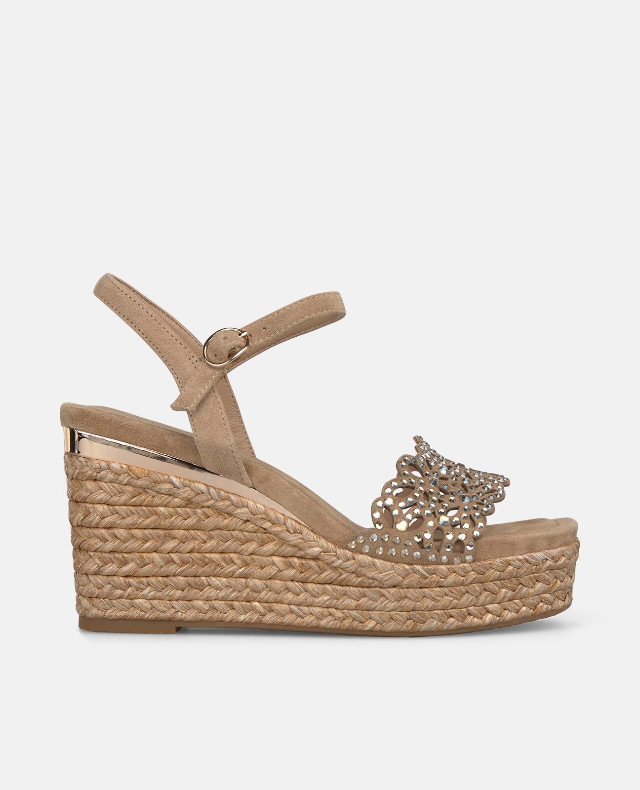 alma-en-pena-esparto-wedge-keilsandaletten-arena-9-cm image 1