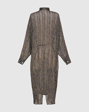 alembika-mist-crinkle-midikleid-coffee-black image 8