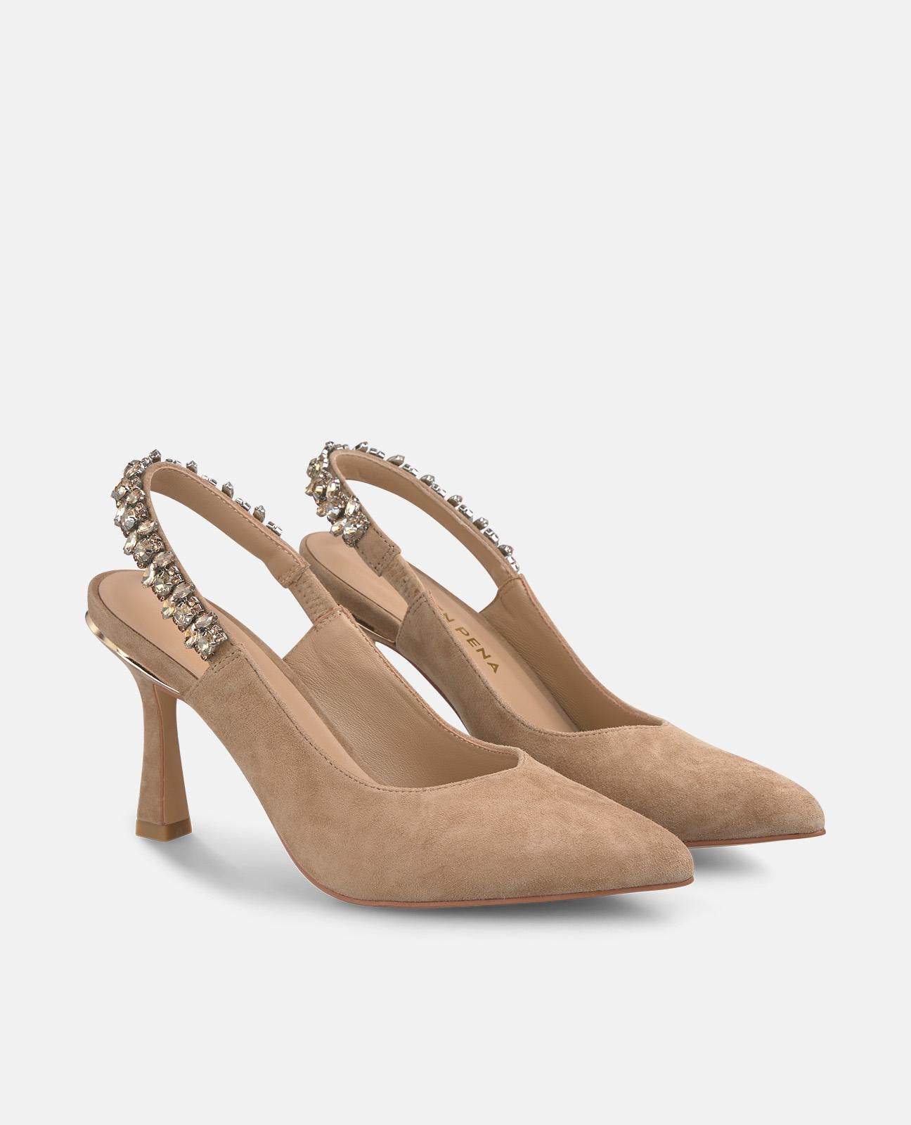 alma-en-pena-high-heel-pumps-mit-strass-camel-9-cm-stiletto image 2