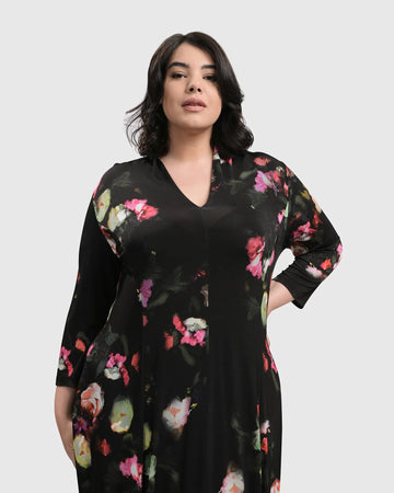 alembika-drinks-on-me-cocoon-kleid-bouquet-damen-kleid image 4