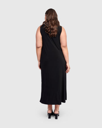 alembika-essential-column-dress-maxikleid-schwarz image 5