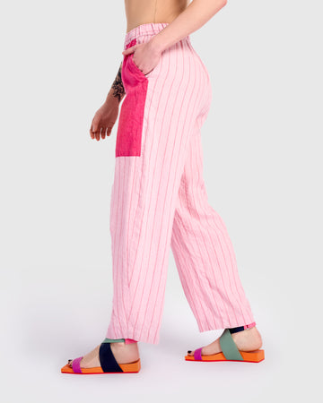 alembika-linen-vacation-pants-pink-stripe-leinenhose image 4