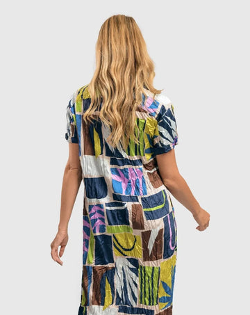 alembika-kali-crinkle-shirtdress-abstract image 4