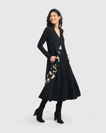 alembika-cher-midi-dress-blackout-damen-midi-kleid image 2