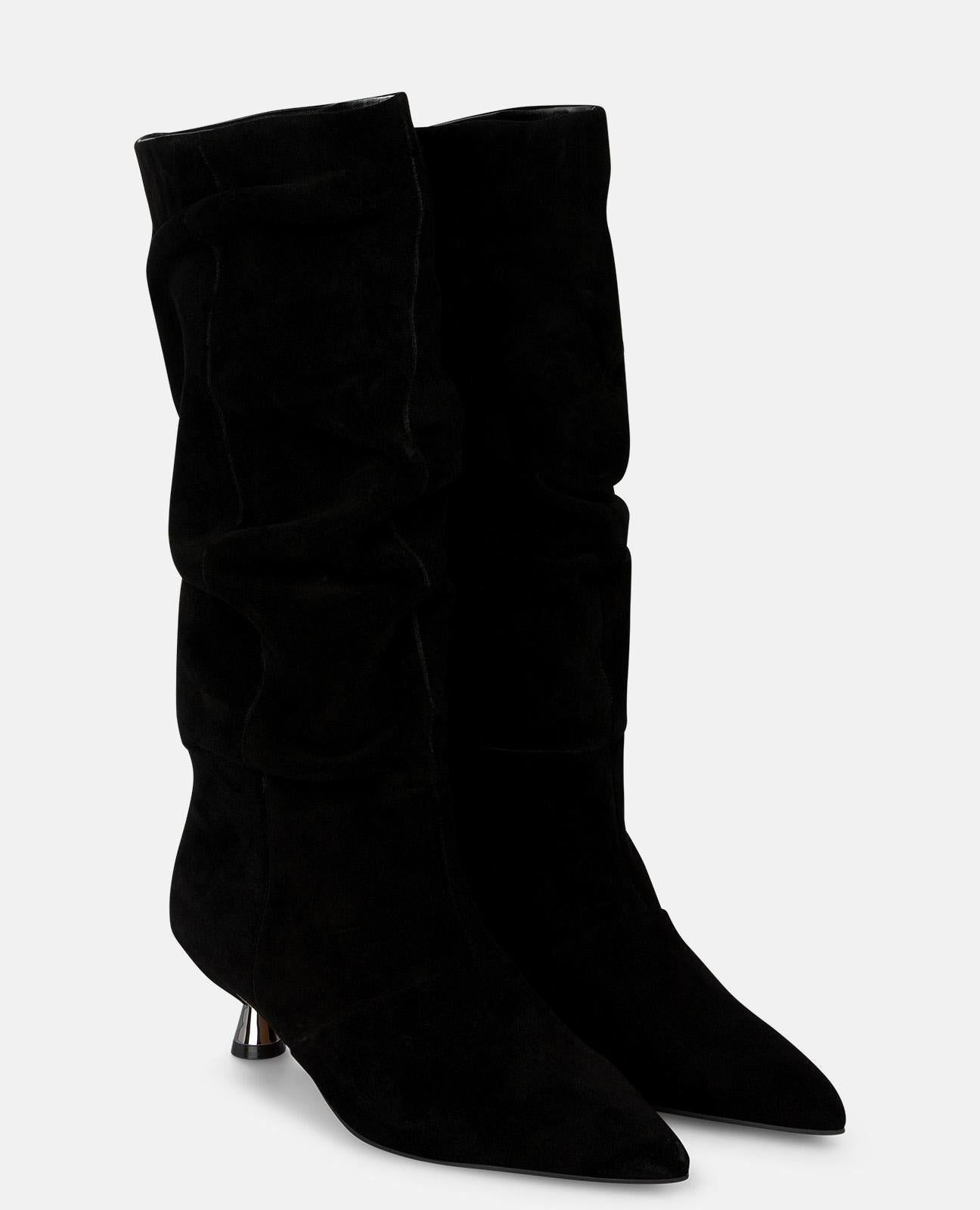 alma-en-pena-suede-stiefel-chupete-absatz-schwarz-4-cm image 2