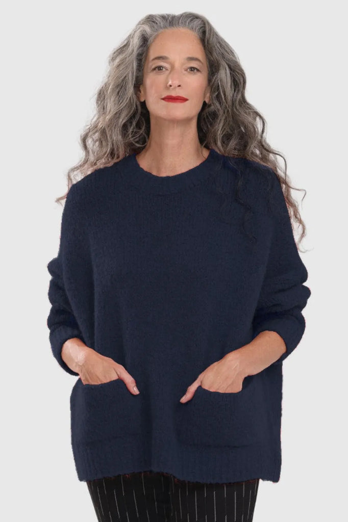 alembika-signature-crew-sweater-navy image 1