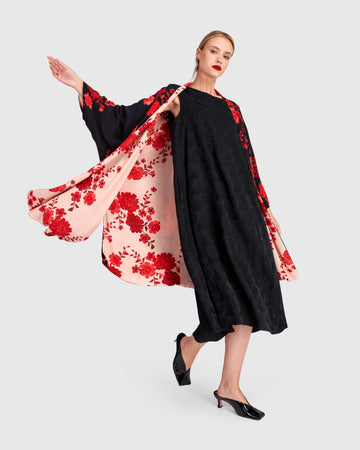 alembika-suzu-swing-kleid-black-jacquard-midi image 8