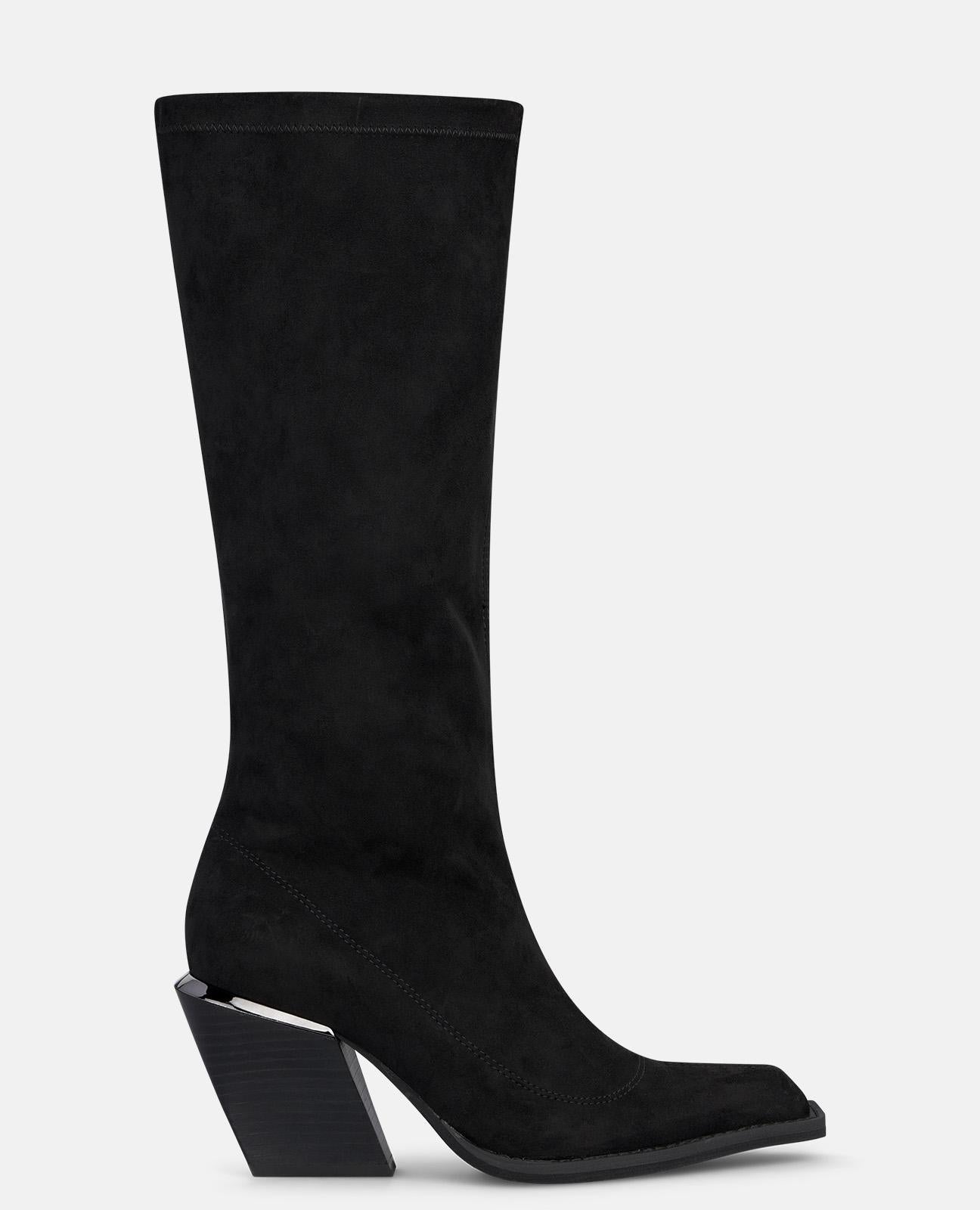alma-en-pena-alfa-64379-high-top-stiefeletten-schwarz-8-cm-blockabsatz image 1