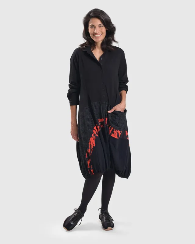 alembika-tekbika-graffiti-wonderful-kleid-schwarz image 1